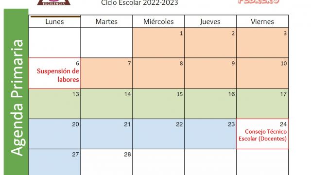 Centro Educativo Miguel Lara Vasallo Agenda Primaria Febrero 2023