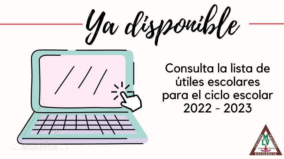 Lista de materiales 2022 - 2023 Centro Educativo Miguel Lara Vasallo