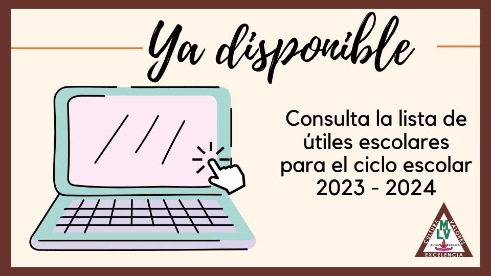 Lista de Materiales Ciclo 2023-2024 Centro Educativo Miguel Lara Vasallo