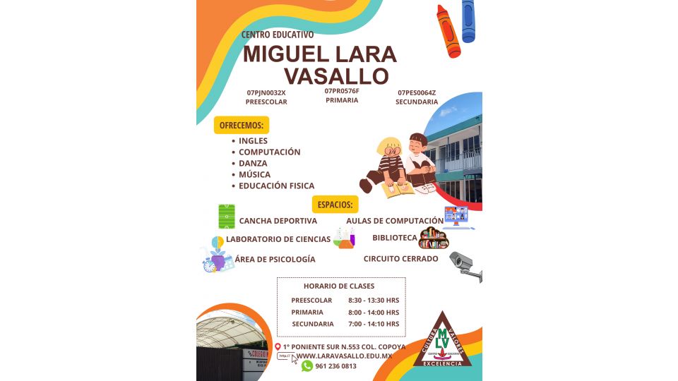 aviso: Inscripciones Ciclo Escolar 2026-2027